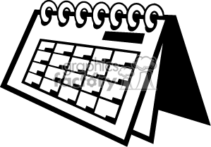 Calendar Clipart Black And White - Free Clipart Images