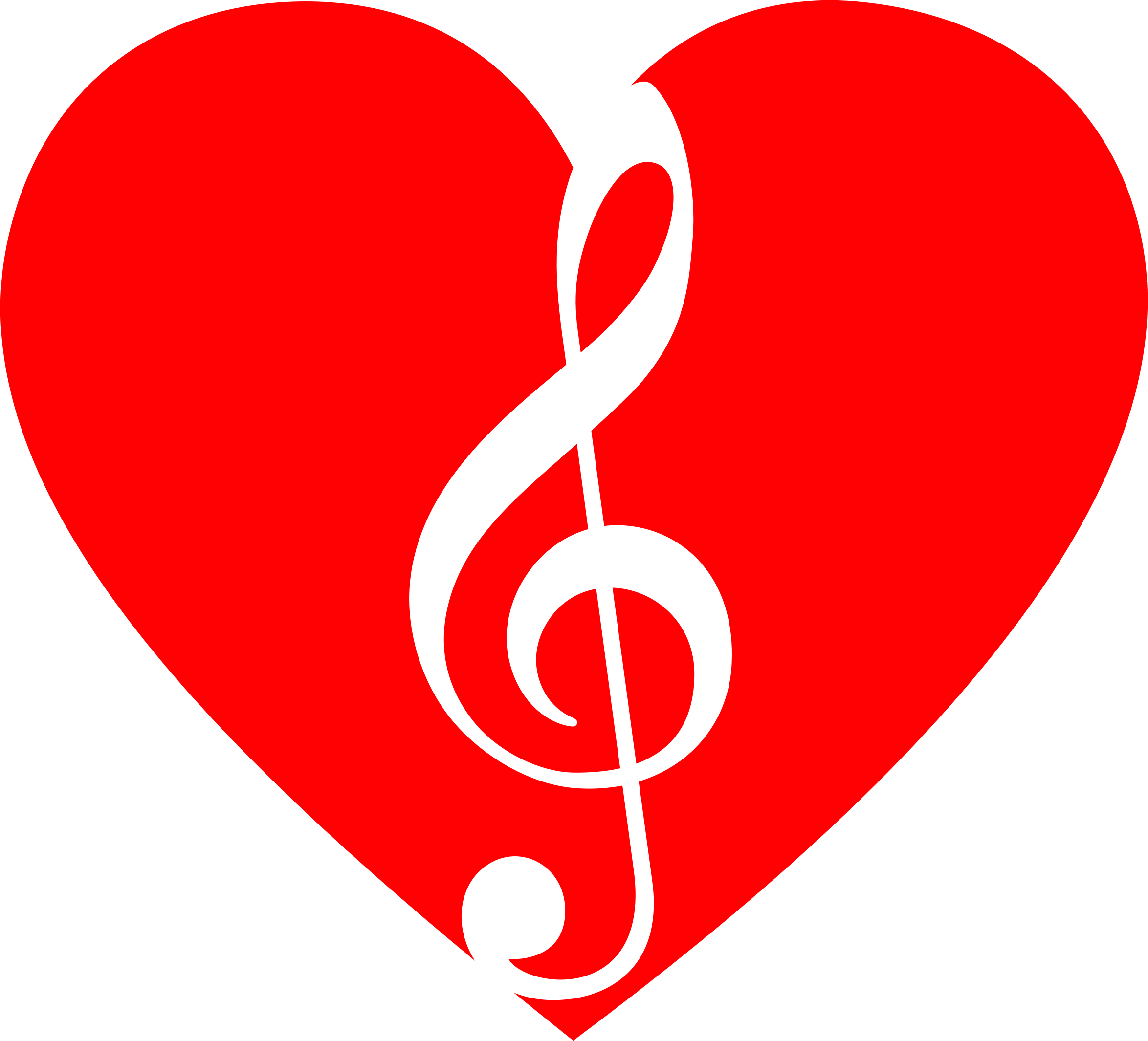 Clipart - Musical Heart 2