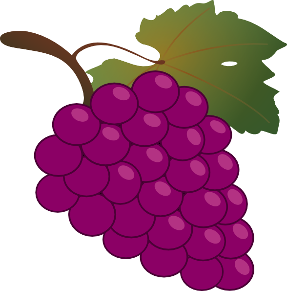 Cartoon Grapes Clipart - Cliparts and Others Art Inspiration