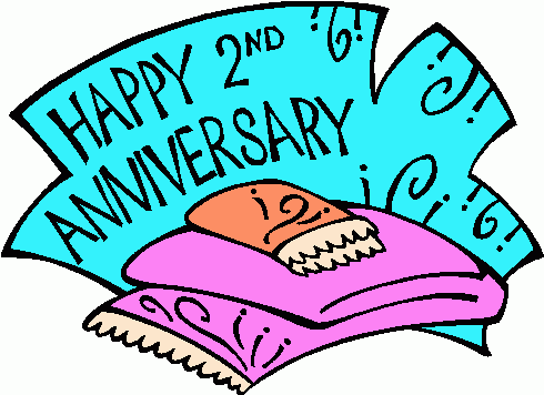 Happy 2nd Work Anniversary Clipart