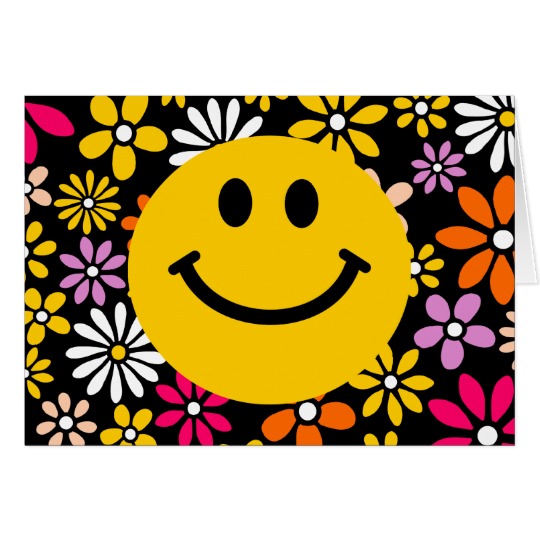 Yellow Smiley Face Card | Zazzle