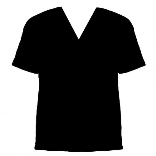 Men Black V Neck T Shirt - ClipArt Best