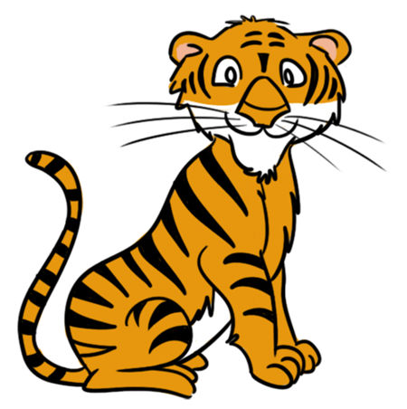 506 views Tiger clipart for kids