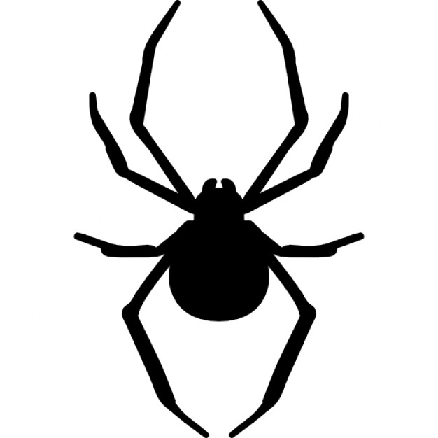 Spider arthropod animal silhouette Icons | Free Download