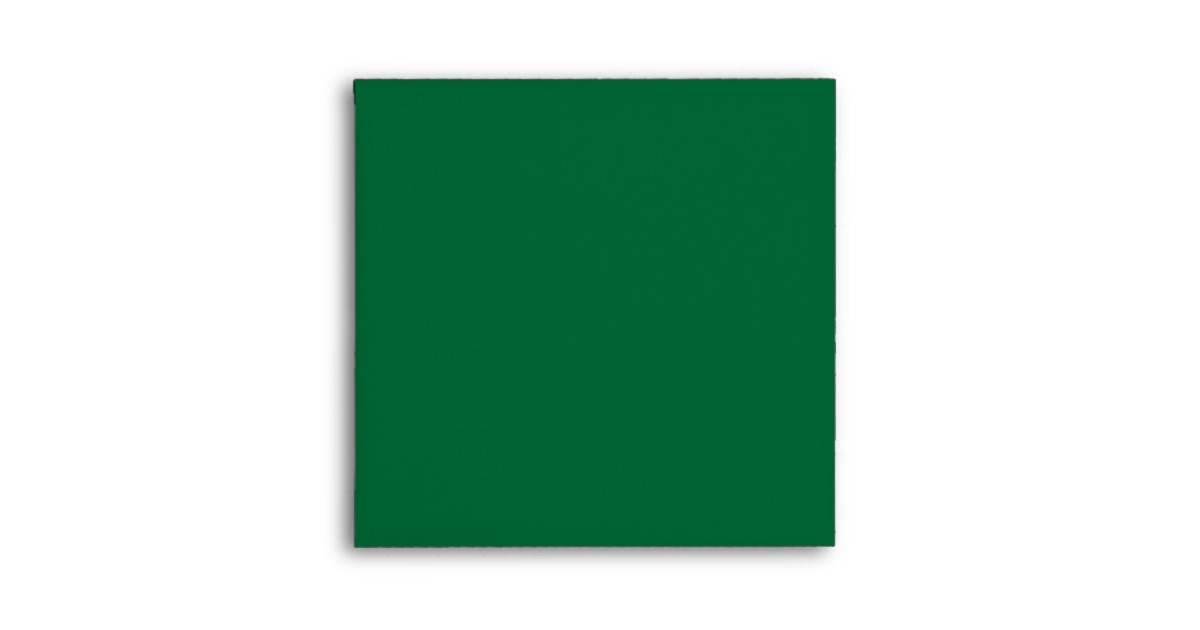 Blank Square Dark Hunter Forest Green Envelopes | Zazzle