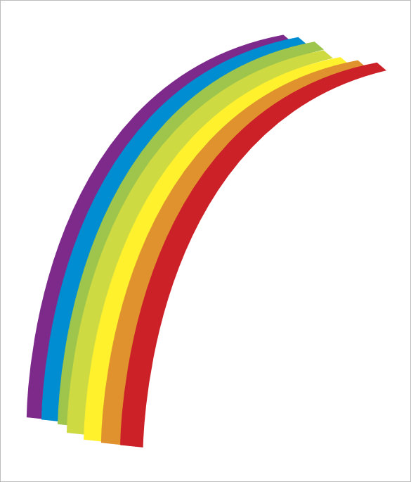 free clip art of rainbow - photo #8