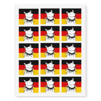 Germany Flag Temporary Tattoos | Zazzle