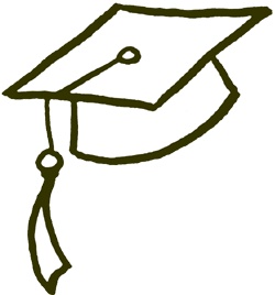 Graduation hat clip art