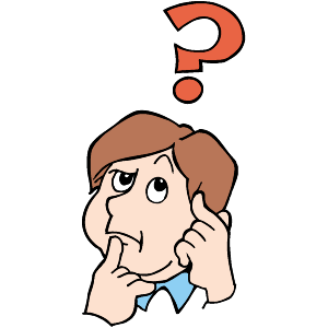 A Person Thinking Clipart