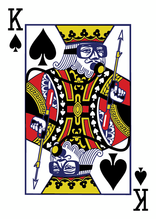 Playing Card King Skull 24028 | DFILES