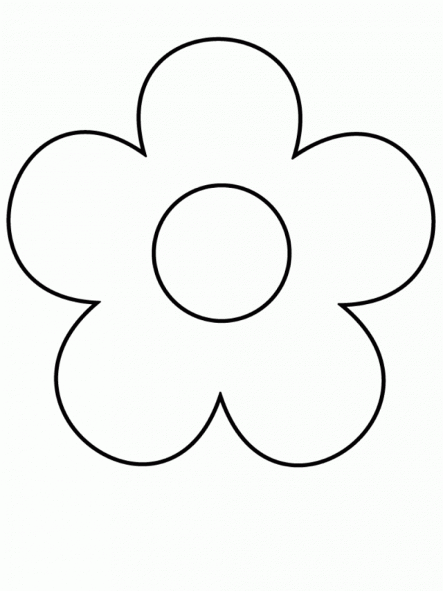 Simple Flower Drawings For Kids