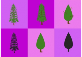 Abstract cedar tree free vector graphic art free download (found ...