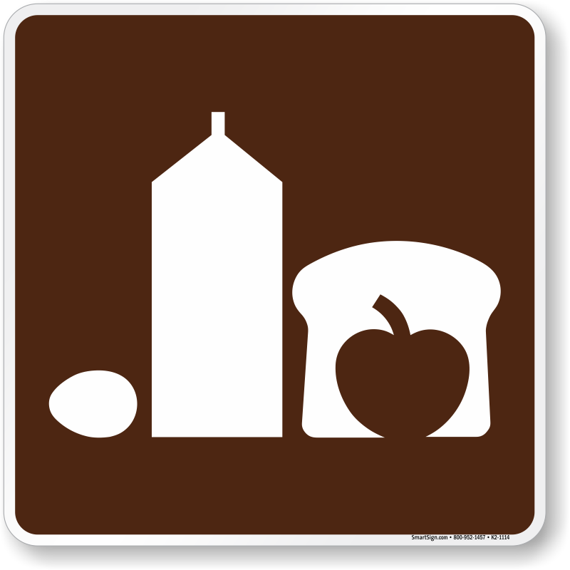 Grocery Store Symbol Sign For Campsite, SKU: K2-1114