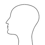 Best Photos of Head Profile Outline - Human Head Outline Template ...