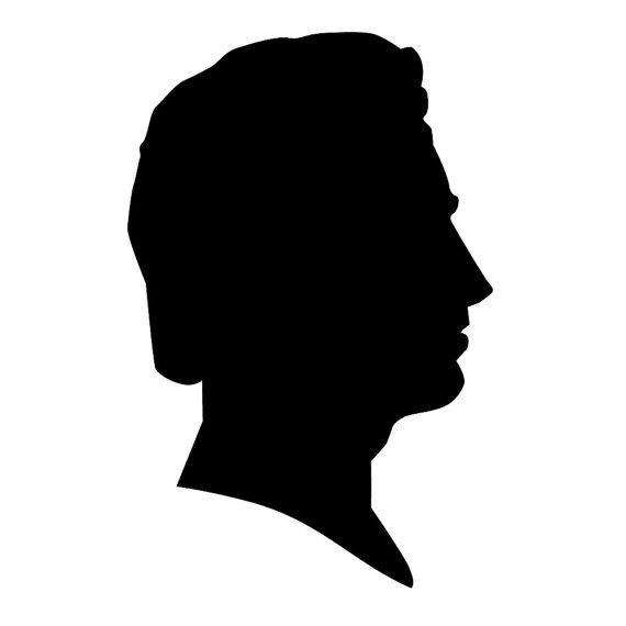 1000+ images about clipart - silhouettes heads...