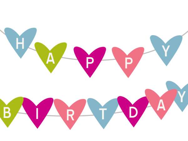 happy birthday banner free printable | Pictures Reference