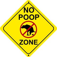 Dog poop lawn signs, Please clean up after your pet so we're not ...