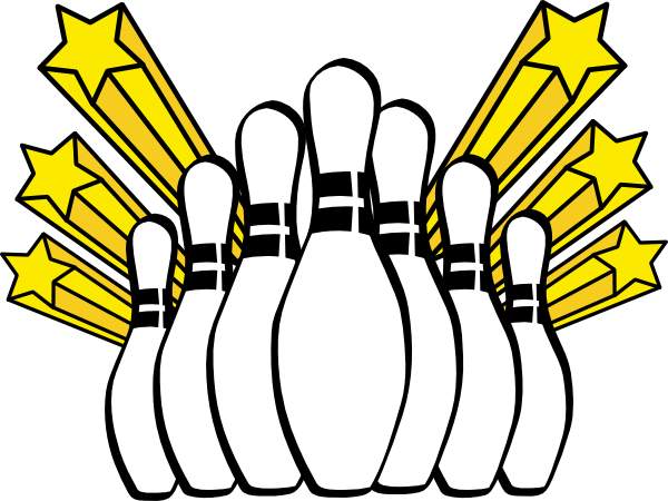 Funny bowling clipart