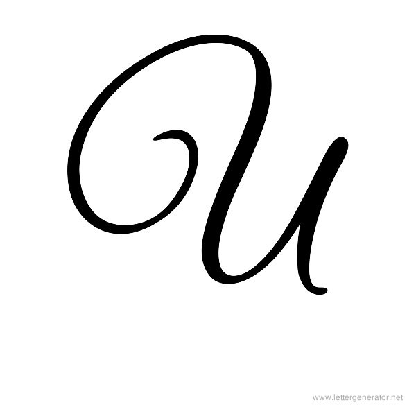 5 Best Images of Printable Large Alphabet Letters U - Free ...