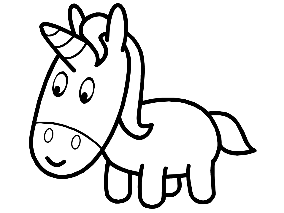Unicorn Coloring Pages - ClipArt Best