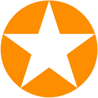 Orange Disc Star : jackthelads store
