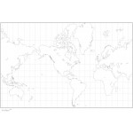 World Black & White Maps - Illustrator Format World Maps - Adobe ...