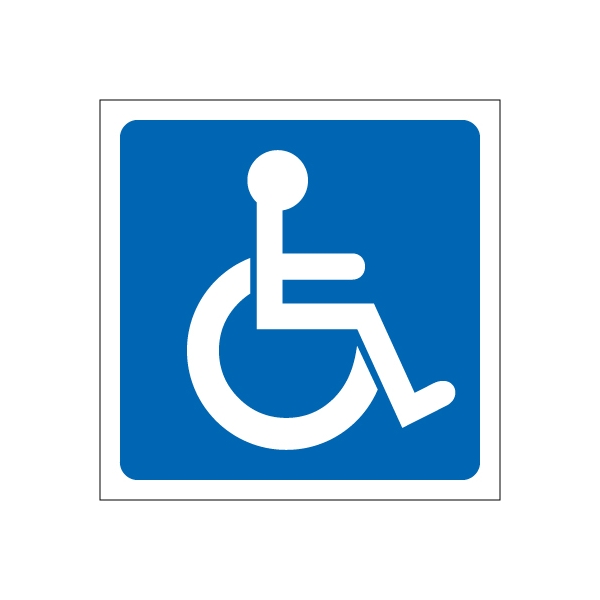 Wheelchair Logo Label