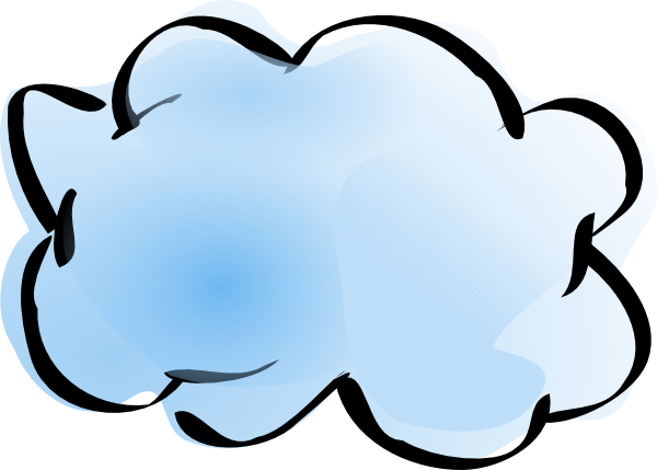 Cloud 1 Clip Art - vector clip art online, royalty ...