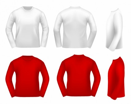 Long sleeve t shirt vector free vector download (1,601 Free vector ...