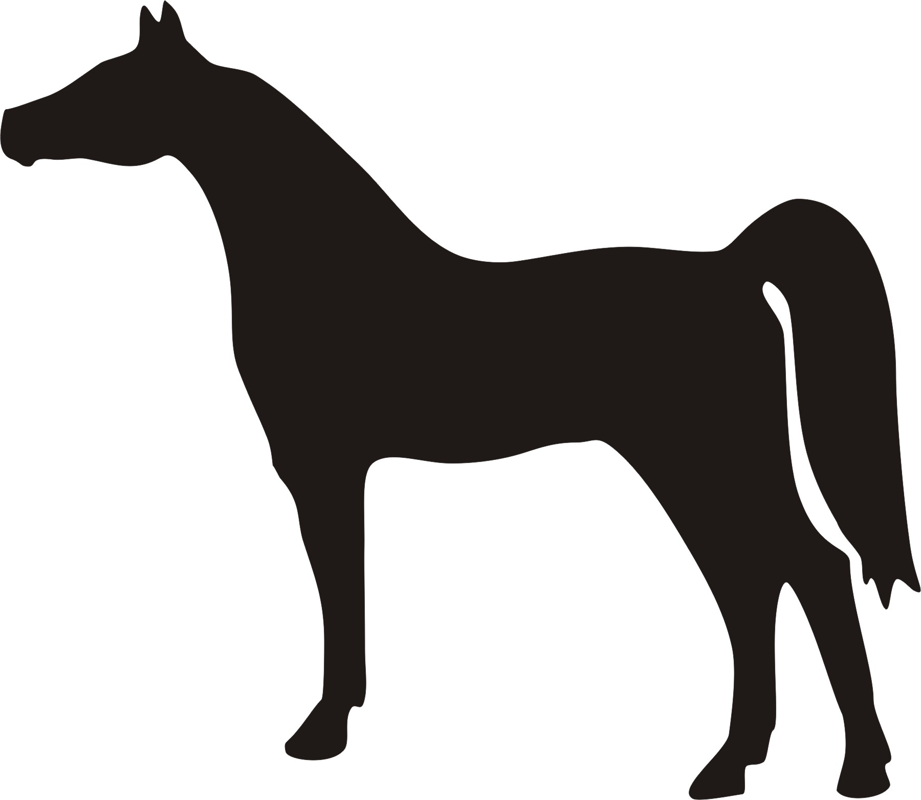 horse clip art free silhouette - photo #27