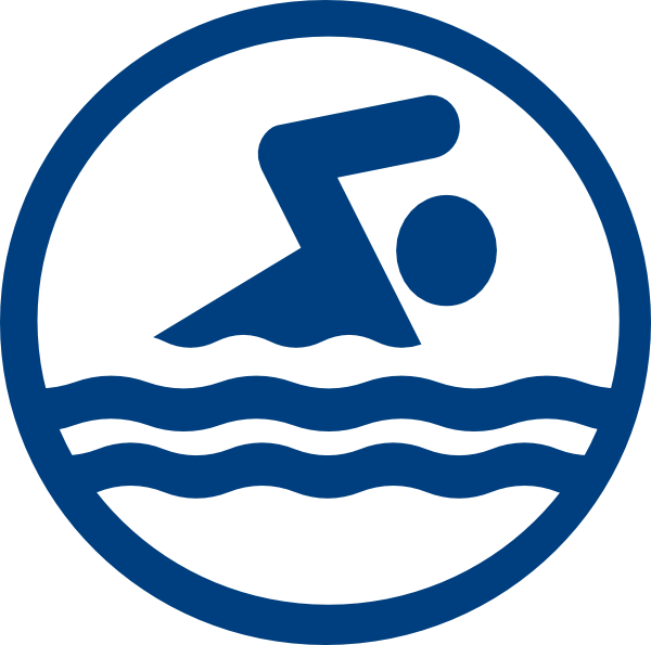 Swimmer Logo Clipart