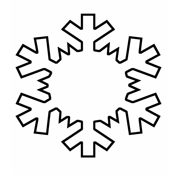 Snowflake Outline Clipart