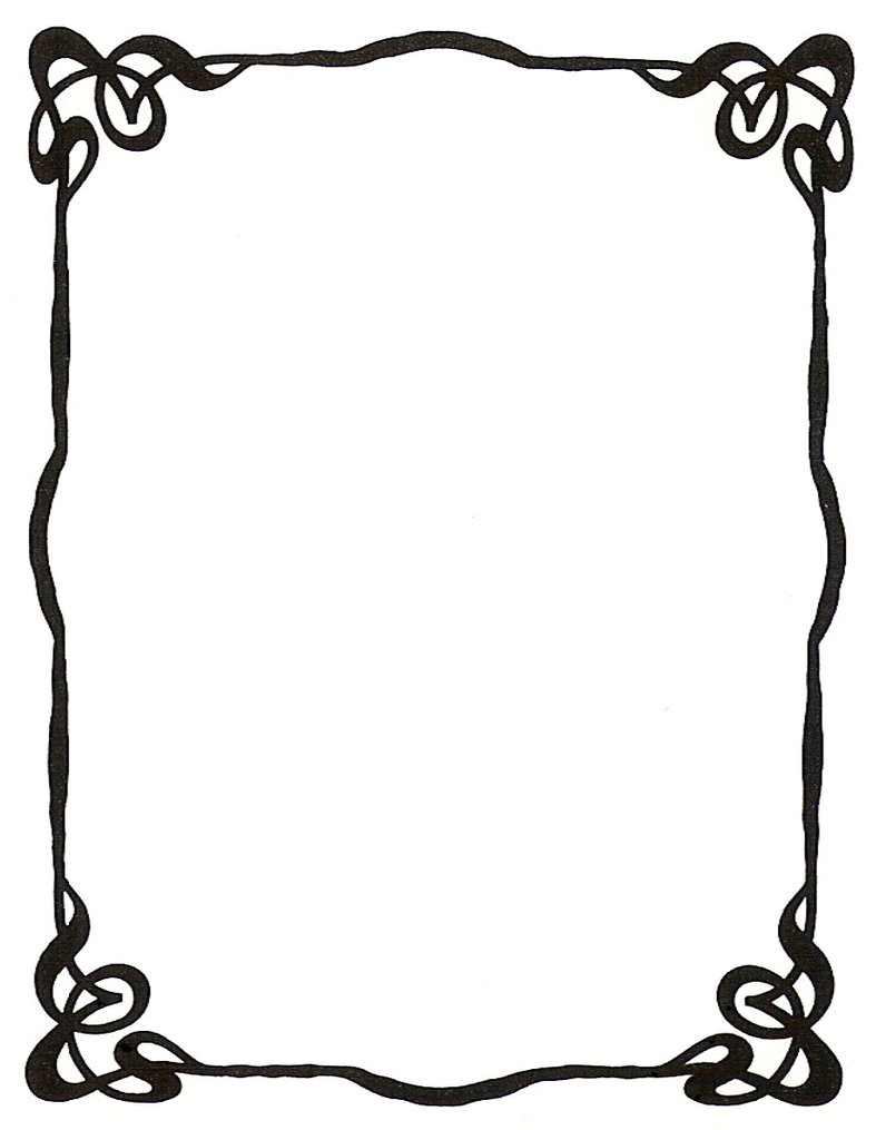 Simple frame border clipart