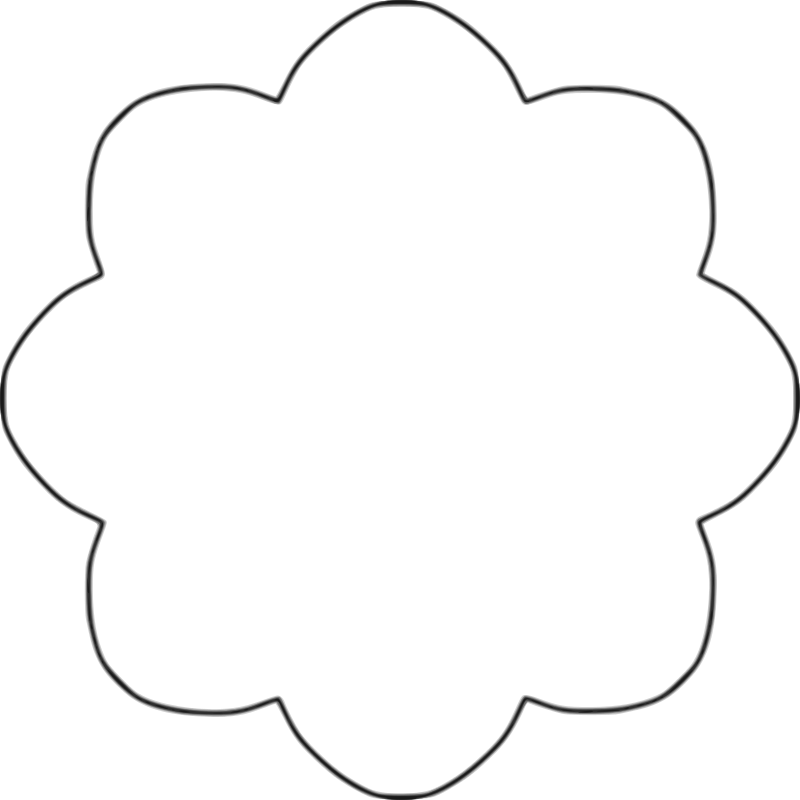 Flower Patterns To Cut Out - ClipArt Best