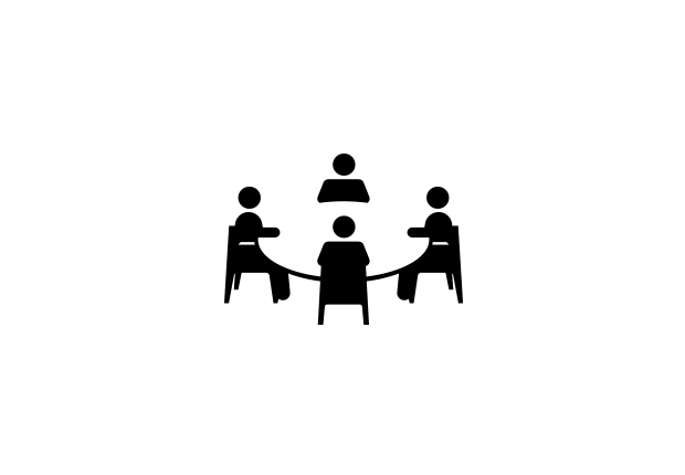 People Meeting Around a Table