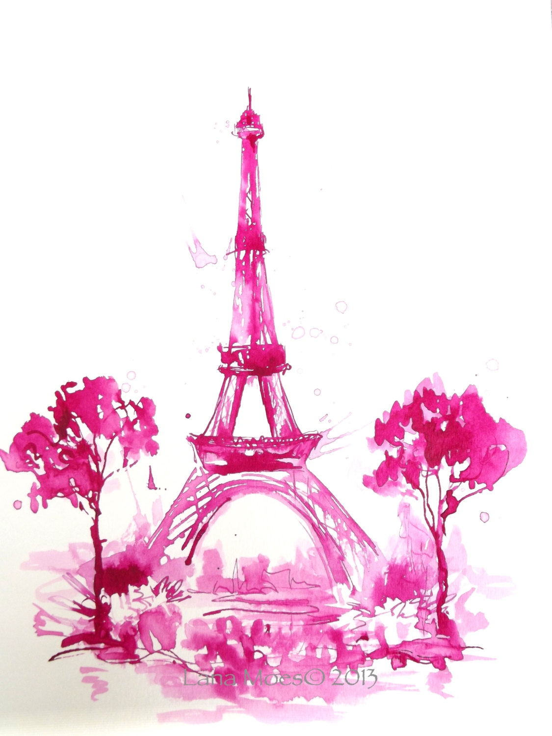 Images For > Pink Eiffel Tower Images