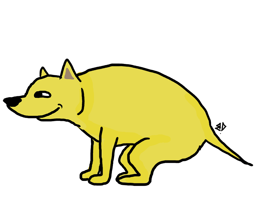 yellow dog clipart - photo #31