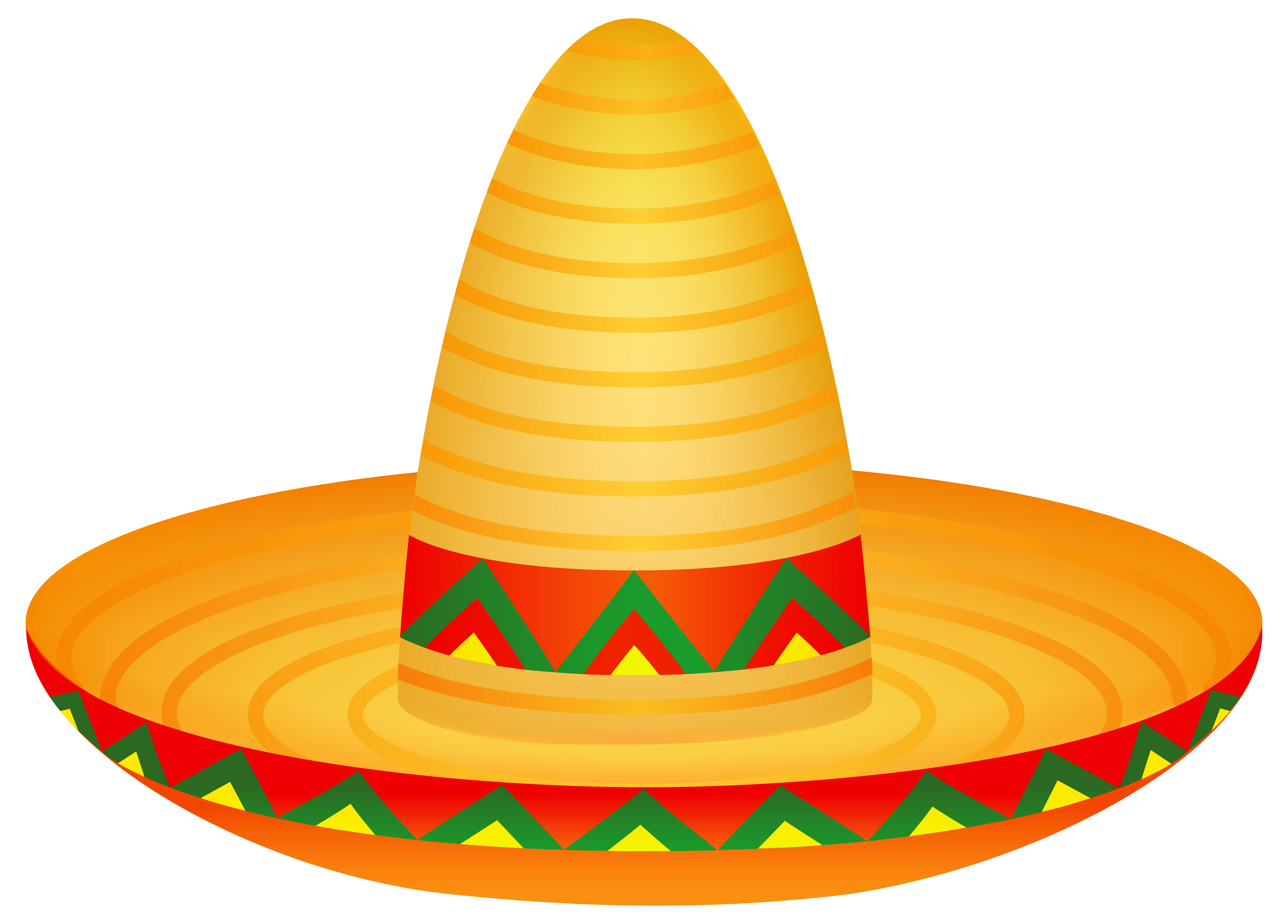 Mexican Sombrero PNG Clipart Image