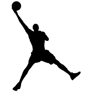Amazon.com - Basketball Wall Decal Sticker 17 - Sports Silhouette ...
