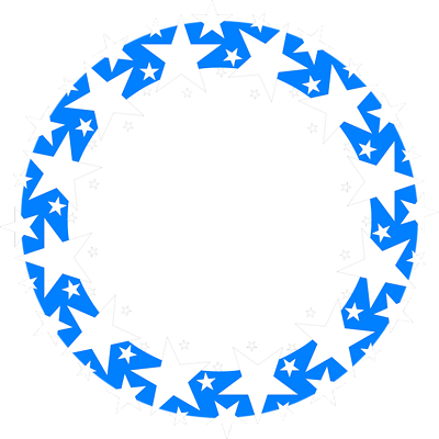 Free Stock Photos | Illustration Of A Blue Circle With White Stars ...