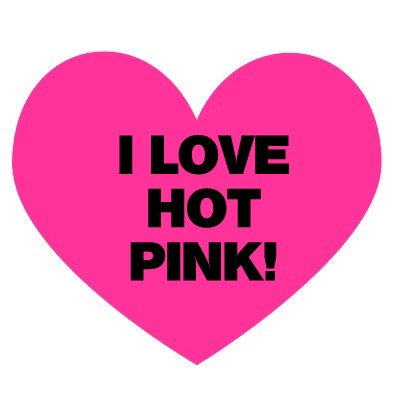 Hot Pink Hearts - Quoteko.