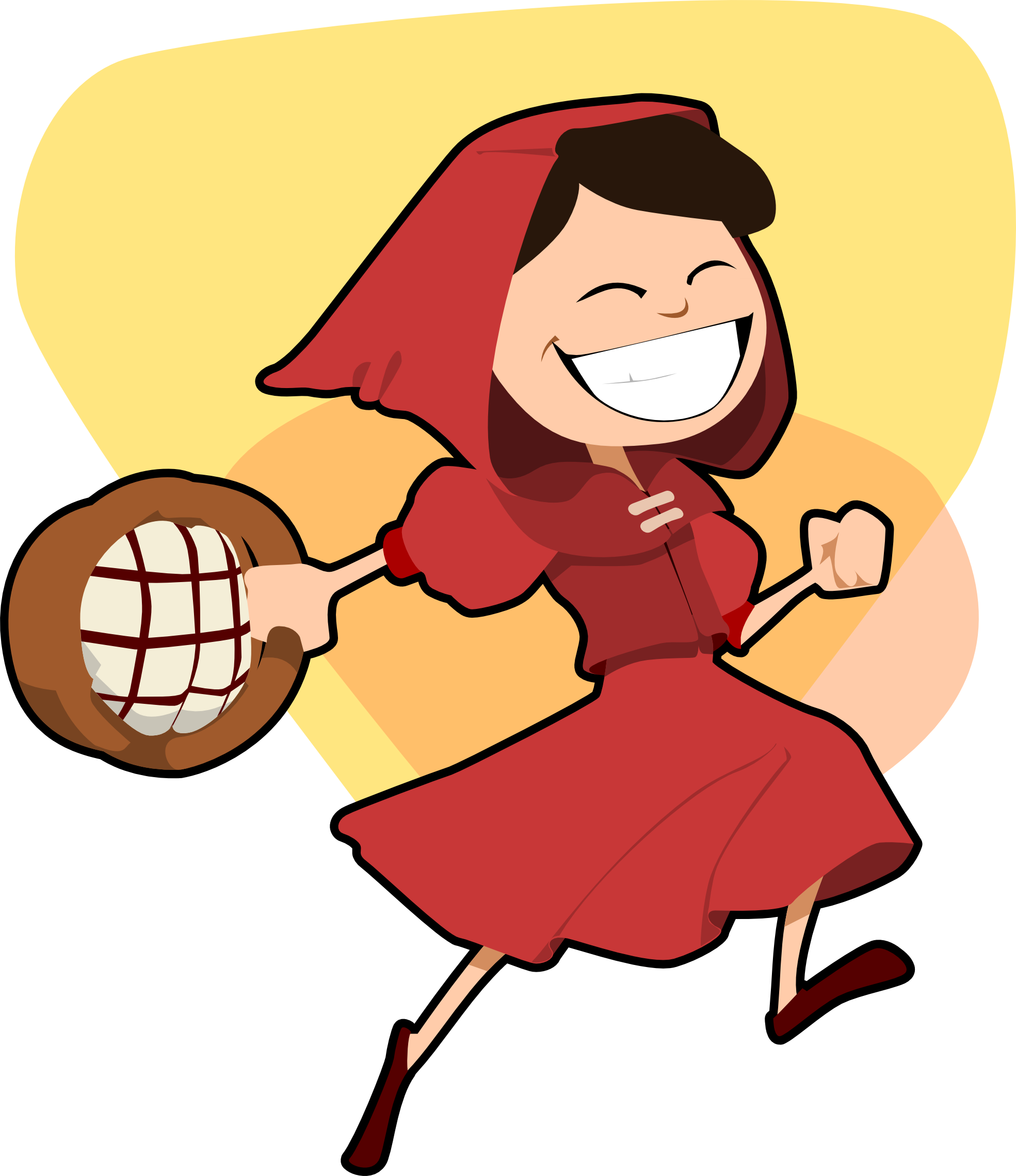 Little Red Riding Hood Template - ClipArt Best