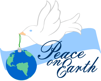 Peace on Earth Dove Clip Art