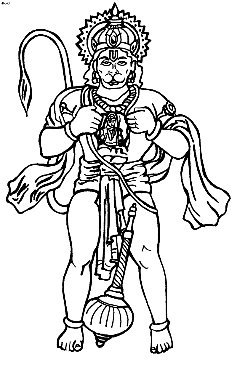 lord hanuman clipart - photo #9