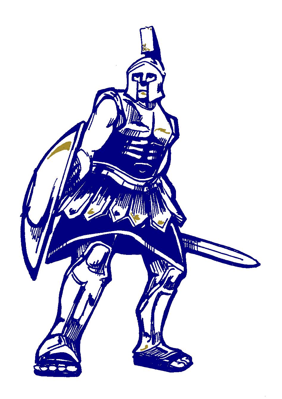 Blue Spartan Logo