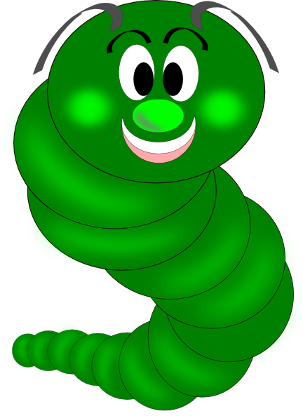 Cartoon Caterpillar Clip Art - vector clip art online ...