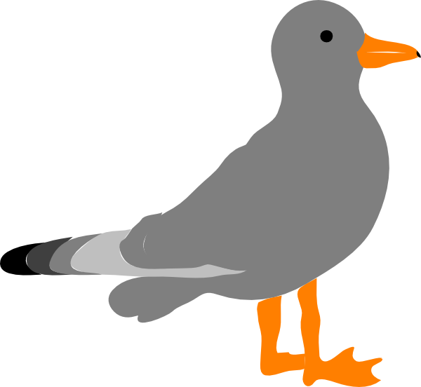 Sea Gull clip art - vector clip art online, royalty free & public ...