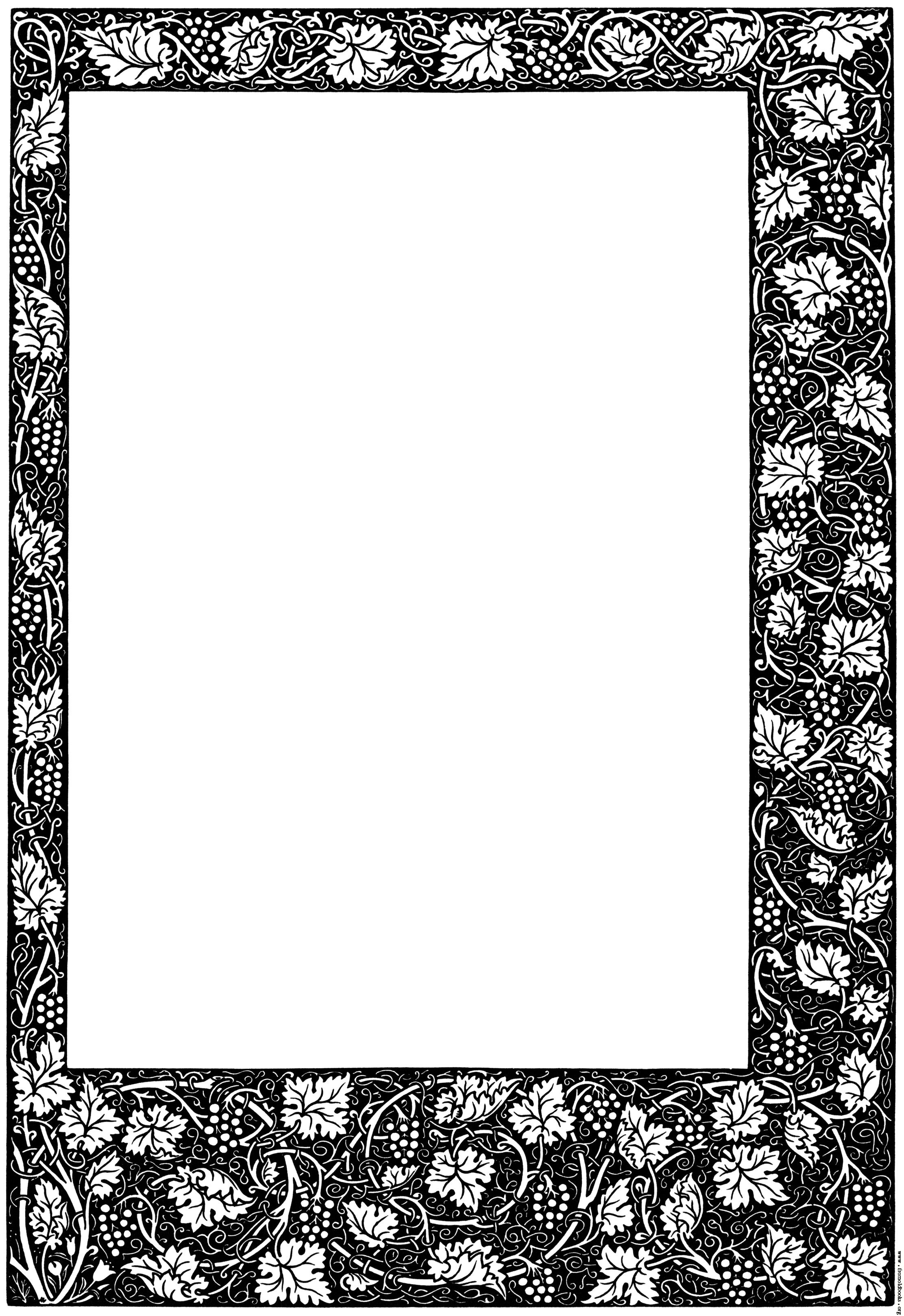 page 501: the vine-leaf page border [image 344x500 pixels]