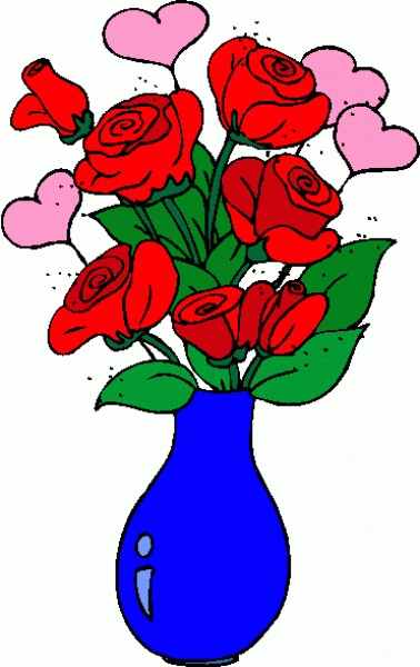 Valentine's Day Roses Clip ArtRoses Hearts 2 Clipart Clipart Roses ...