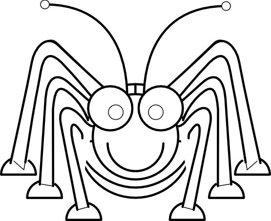 Grasshopper Clipart Black And White - ClipArt Best